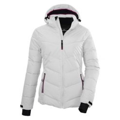 Kurtka narciarska damska Killtec. Szare kurtki sportowe damskie KILLTEC, na zimę, xl, bez wzorów, z poliesteru, bez ramiączek, bez kaptura, narciarskie. Za 356.00 zł.