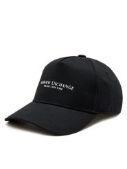 Armani Exchange Czapka z daszkiem 944207 3R130 00020 Czarny. Czarne czapki damskie Armani Exchange, bez wzorów, z bawełny. Za 149.99 zł.