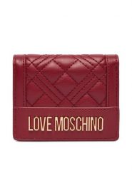 LOVE MOSCHINO Portfel JC5601PP1PLA0552 Bordowy. Czerwone portfele damskie Love Moschino, ze skóry. Za 399.99 zł.