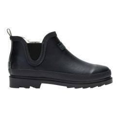 Damskie kalosze Harper Cosy II. Czarne kalosze damskie Regatta, bez wzorów, z gumy, przed kostkę, bez zapięcia. Za 229.99 zł.