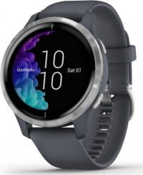 Zegarek sportowy Garmin Venu Granatowy (010-02173-03). Niebieskie zegarki sportowe Garmin, bez wzorów. Za 1,279.77 zł.