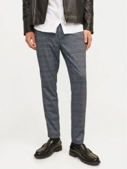 Jack & Jones Chinosy Marco 12249310 Szary Slim Fit. Szare eleganckie spodnie męskie Jack & Jones, bez wzorów, z syntetyku. Za 129.99 zł.
