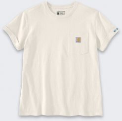 Koszulka Carhartt Love Of Labor Loose Fit Malt. Bluzki damskie Carhartt, bez wzorów, bez kołnierzyka, bez ramiączek. Za 135.28 zł.