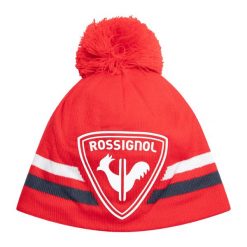 Czapka zimowa Rossignol Jr Rooster. Czerwone czapki damskie Rossignol, na zimę, bez wzorów. Za 98.99 zł.