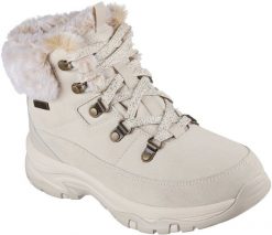 Buty trekkingowe damskie Skechers Śniegowce wodoodporne Trego-Snow Worries 167882 NAT 36. Białe obuwie trekkingowe damskie Skechers, bez zapięcia. Za 449.99 zł.