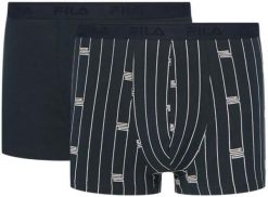 Fila Bokserki 2-pack Navy S. Białe bokserki męskie Fila, bez wzorów, z bawełny. Za 82.70 zł.