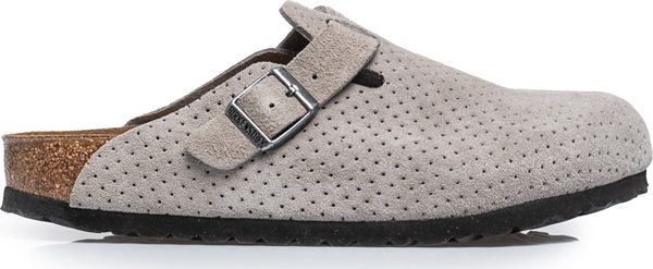 Birkenstock Klapki Birkenstock Boston VL. Klapki damskie Birkenstock, bez wzorów, sportowe, bez obcasa, bez zapięcia. Za 679.00 zł.