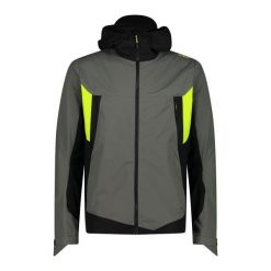 Kurtka z kapturem 2,5 warstwy CMP Unlimitech. Zielone kurtki męskie CMP, bez wzorów, sportowe, z kapturem. Za 675.50 zł.