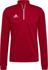 Adidas Bluza męska adidas Entrada 22 Training Top czerwona H57556 XL. Czerwone bluzy męskie Adidas, m, bez wzorów, bez ramiączek, bez kaptura. Za 103.69 zł.
