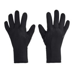 Rękawiczki trekkingowe damskie Under Armour Storm Fleece. Czarne rękawiczki damskie Under Armour, bez wzorów. Za 119.99 zł.