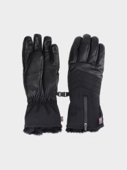 4F Rękawice narciarskie Primaloft Gold membrana 10000 damskie - czarne XL. Czarne rękawiczki damskie 4F, bez wzorów, z elastanu. W wyprzedaży za 299.99 zł.