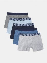 Bokserki Classic 5 pack - wielobarwny. Bokserki męskie Sinsay, bez wzorów, z bawełny. Za 39.99 zł.