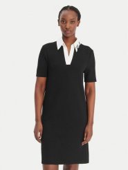 KARL LAGERFELD Sukienka codzienna B1W13029 Czarny Regular Fit. Czarne sukienki damskie KARL LAGERFELD, na co dzień, l, bez wzorów, z wiskozy, bez kołnierzyka, bez ramiączek, proste. Za 779.99 zł.