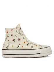 Converse Trampki Chuck Taylor All Star Lift A15536C Écru. Trampki i tenisówki damskie Converse, bez wzorów, z materiału, bez zapięcia. Za 379.99 zł.