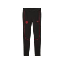 Młodzieżowe spodnie Casuals FC St. Pauli PUMA Black Red. Czarna spodnie dresowe damskie Puma, m, bez wzorów, z dresówki, do piłki nożnej. W wyprzedaży za 209.00 zł.
