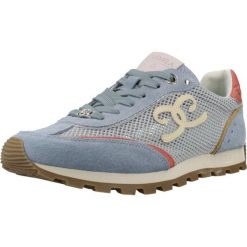 Buty CARMELA 163213C Niebieski. Niebieskie obuwie trekkingowe damskie Carmela, ze skóry, bez zapięcia. Za 318.99 zł.