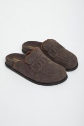 Klapki mule damskie TWINSET. Klapki damskie Twinset Milano, bez wzorów, bez obcasa, bez zapięcia. Za 979.00 zł.