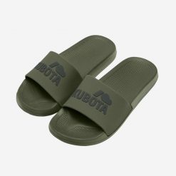 Klapki Kubota Basenowe Basic Khaki. Brązowe klapki męskie Kubota, bez wzorów, z dresówki, bez zapięcia. Za 69.99 zł.