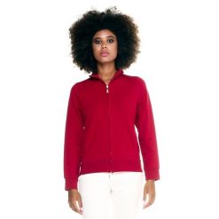 Damska bluza Leone Basic z zamkiem błyskawicznym na całej długości. Brązowe bluzy damskie LEONE 1947 APPAREL, l, bez wzorów, z tkaniny, sportowe, bez ramiączek, bez kaptura. W wyprzedaży za 167.70 zł.