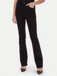 Calvin Klein Jeans Jeansy LV047D739G Czarny Bootcut Fit. Czarne jeansy damskie Calvin Klein Jeans, bez wzorów, z bawełny. Za 419.99 zł.