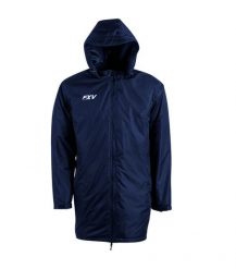Parka Coach Force XV Force 2. Niebieskie parki męskie FORCE XV, xl, bez wzorów, z dresówki, eleganckie, bez kołnierzyka, bez kaptura. Za 458.50 zł.