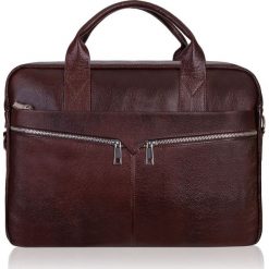 Torba męska skórzana TIZANO TM01 czekolada. Czarne torby na laptopa damskie TIZANO, bez wzorów, z materiału. Za 384.00 zł.