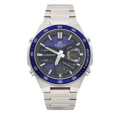 Zegarek Casio. Szare zegarki męskie Casio, bez wzorów, srebrne. Za 489.99 zł.