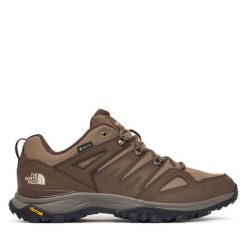 Trekkingi The North Face. Brązowe buty zimowe męskie The North Face, bez wzorów, z gore-texu, bez obcasa, bez zapięcia. Za 649.99 zł.