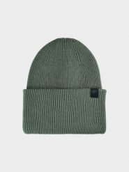 4F Czapka beanie uniseks - zielona Uniwersalny. Brązowe czapki męskie 4F, na zimę, bez wzorów, z syntetyku. W wyprzedaży za 49.99 zł.
