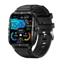 Smartwatch Colmi P76 (czarny). Czarne, cyfrowe smartbandy Colmi, z aplikacjami. Za 89.00 zł.