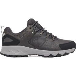 Buty turystyczne męskie Columbia Peakfreak II Outdry Leather. Szare buty zimowe męskie Columbia, bez wzorów, bez obcasa, bez zapięcia. Za 424.99 zł.