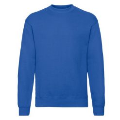 Klasyczna Bluza Rozpinana Unisex Dla Dorosłych. Niebieskie bluzy męskie fruit of the loom, m, bez wzorów, klasyczne, bez ramiączek, bez kaptura. Za 98.99 zł.