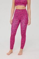 Legginsy Infinite z wysokim stanem - Różowa Panterka. Czerwone legginsy damskie OOSC, bez wzorów, z materiału. Za 245.99 zł.