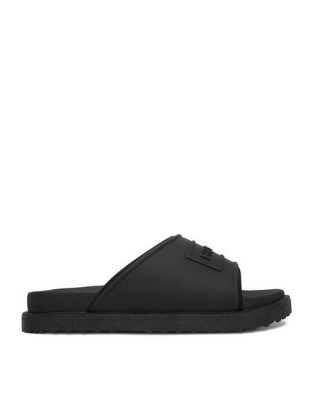 Hunter Klapki CEO-HLZ25930-1 Czarny. Czarne klapki damskie Hunter, bez wzorów, z syntetyku, bez obcasa, bez zapięcia. Za 169.99 zł.