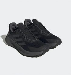 Buty trailowe męskie adidas TERREX Soulstride Flow - black/grey/orange. Czarne buty sportowe męskie Adidas, bez wzorów, bez zapięcia, Adidas Terrex. Za 556.97 zł.