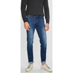 Trussardi Jeans - Jeansy. Niebieskie jeansy męskie TRUSSARDI JEANS, z bawełny. W wyprzedaży za 359.90 zł.