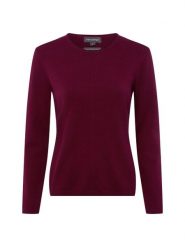 Franco Callegari Damski sweter z dzianiny z zawartością kaszmiru Kobiety lila marmurkowy, M. Swetry nierozpinane damskie Franco Callegari, m, bez wzorów, z bawełny, bez kołnierzyka, bez ramiączek. Za 249.95 zł.