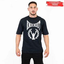 Krótka koszula V1. Czarne koszule damskie KNOCKOUT, l, bez wzorów, z bawełny, eleganckie, bez kołnierzyka, bez ramiączek. Za 86.27 zł.