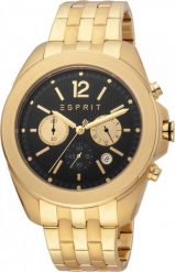 Zegarek Esprit Zegarek męski Esprit ES1G159M0085 złoty. Żółte zegarki męskie Esprit, bez wzorów, złote. Za 816.00 zł.