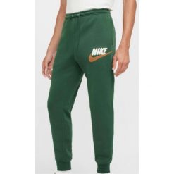 Spodnie Dresowe Męskie Nike. Zielone spodnie sportowe męskie Nike, m, bez wzorów, z dresówki, na fitness i siłownię. Za 320.99 zł.