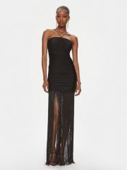 ROTATE Sukienka wieczorowa Sequin Fringe 111784100 Czarny Slim Fit. Czarne sukienki damskie ROTATE, bez wzorów, z syntetyku, wizytowe, bez kołnierzyka, bez ramiączek. Za 1,149.00 zł.