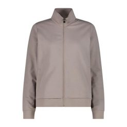 Damska bluza zapinana na zamek CMP. Białe bluzy damskie CMP, uniwersalny, bez wzorów, z bawełny, bez ramiączek, bez kaptura. Za 233.00 zł.