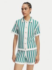 Banana Moon Koszula Avila Bloomday MXN47 Zielony Regular Fit. Zielone koszule damskie Banana Moon, s, bez wzorów, z syntetyku, bez kołnierzyka, bez ramiączek. Za 559.99 zł.