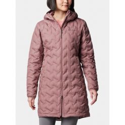 Kurtka Puchowa Damska Columbia Delta Ridge II. Fioletowe kurtki sportowe damskie Columbia, na jesień, xs, bez wzorów, z puchu, bez ramiączek, bez kaptura, trekkingowe. Za 999.00 zł.