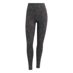 Damskie legginsy 7/8 adidas All Me Print. Brązowe legginsy damskie Adidas, z aplikacjami, z materiału. Za 231.50 zł.