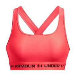Stanik fitness Under Armour Crossback Mid. Czerwone bielizna sportowa damska Under Armour, xs, bez wzorów. Za 78.99 zł.