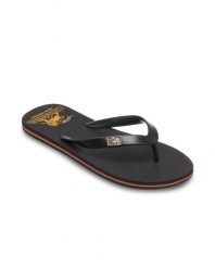 Klapki dla Mężczyzn BOB MARLEY MOLOKAI Czarny. Czarne klapki męskie Quiksilver, z aplikacjami, z gumy, bez zapięcia. Za 94.99 zł.