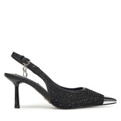Szpilki Steve Madden. Czarne szpilki damskie Steve Madden, bez wzorów, bez obcasa, na szpilce, bez zapięcia. Za 349.99 zł.