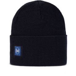 Czapka BUFF Crossknit Beanie Solid. Niebieskie czapki męskie Buff, bez wzorów. W wyprzedaży za 110.44 zł.