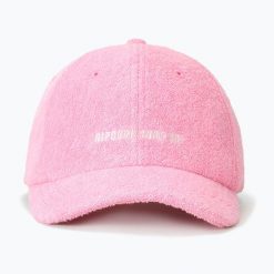 Czapka z daszkiem damska Rip Curl Mixed Terry Cap. Czerwone czapki damskie Rip Curl, bez wzorów, z bawełny, eleganckie. Za 139.99 zł.